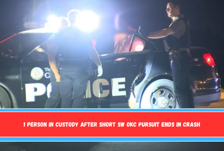 1 Person in Custody After Short SW OKC Pursuit Ends In Crash