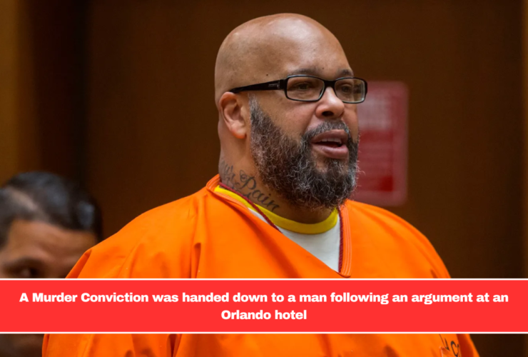 A Murder Conviction was handed down to a man following an argument at an Orlando hotel