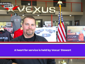 A heart for service is held by Vexus’ Stewart