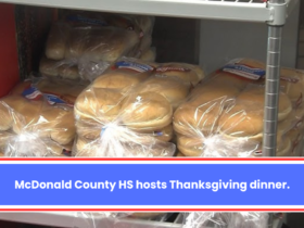 McDonald County HS hosts Thanksgiving dinner.