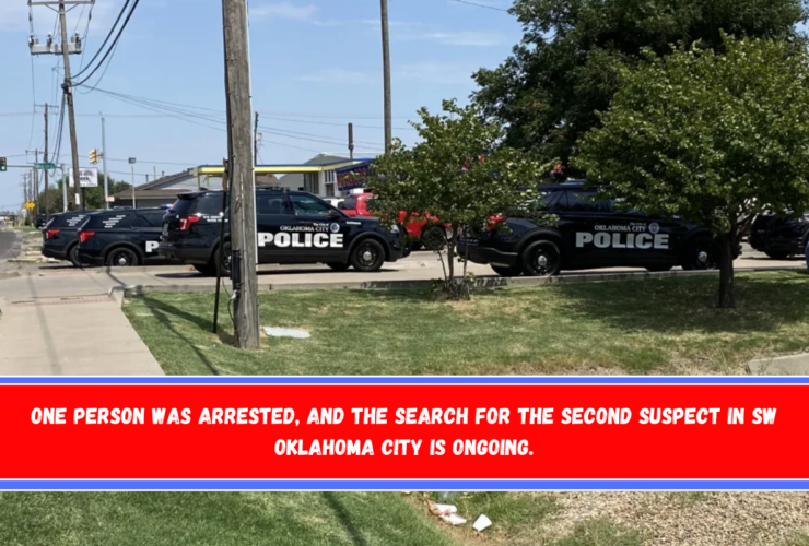 One person was arrested, and the search for the second suspect in SW Oklahoma City is ongoing.