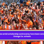 Pep rallies amid scholarship controversy have been canceled by Orange Co. schools