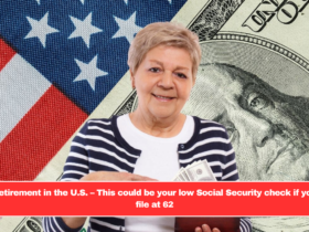 Retirement in the U.S. – This could be your low Social Security check if you file at 62