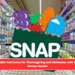 SNAP-eligible food items for Thanksgiving and Christmas with $292 Food Stamp checks