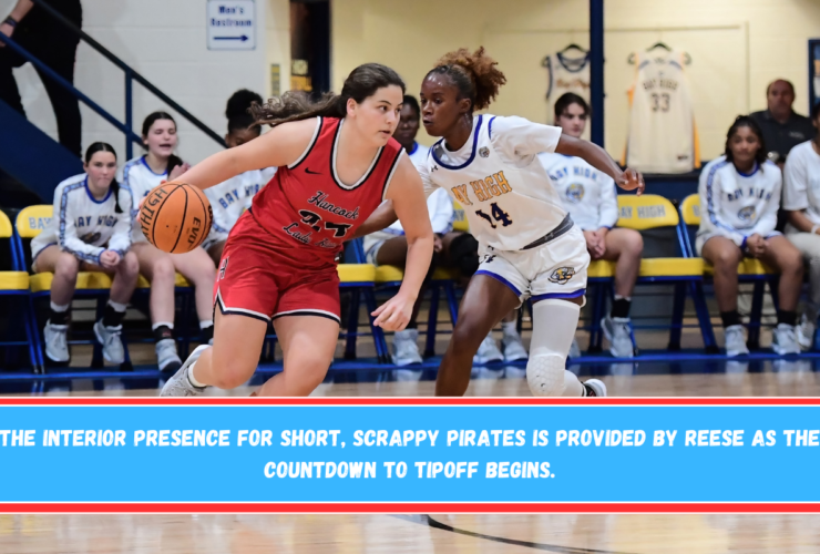 The interior presence for short, scrappy Pirates is provided by Reese as the countdown to tipoff begins.