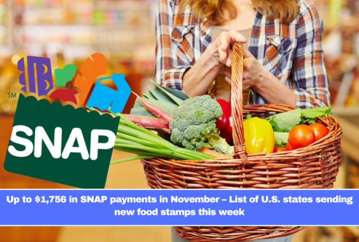 Up to $1,756 in SNAP payments in November – List of U.S. states sending new food stamps this week